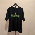 Vintage 90s Trick or Treat Skeleton Halloween T Shirt Fruit of the Loom XL Black