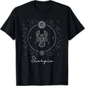 NEW LIMITED Scorpio Zodiac Sign Horoscope Astrology Scorpio T-Shirt
