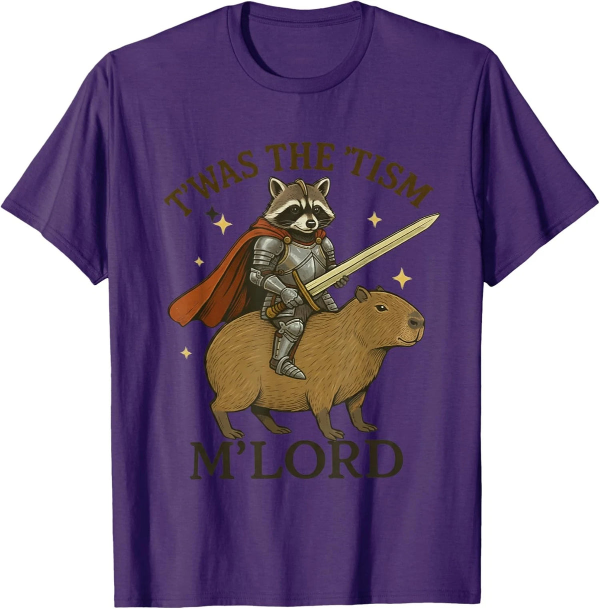 TWAS The Tism M Lord Funny Raccoon - Capybara Autism Unisex T-Shirt