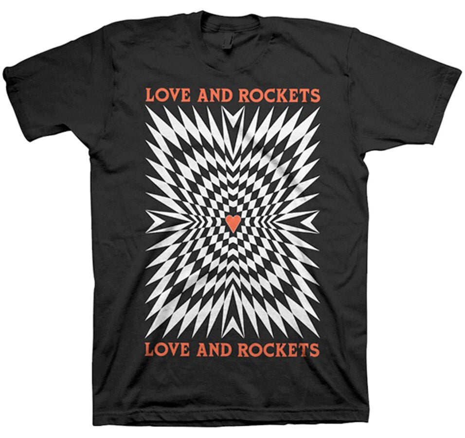 Love And Rockets - Self Titled Album Cover - Large Black t-shirt