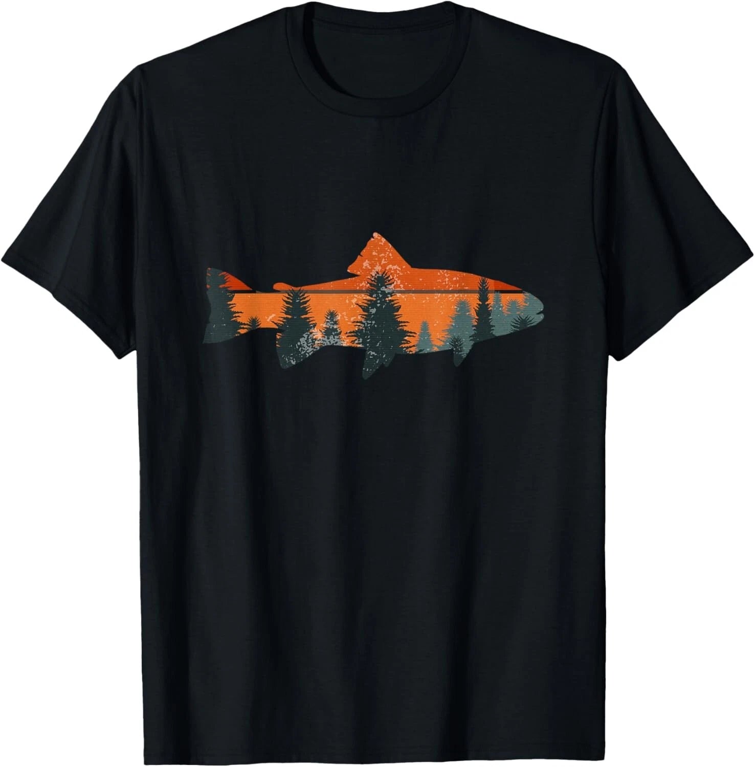 Trout Fly Fishing Nature Outdoor Fisherman Gift Unisex T-Shirt