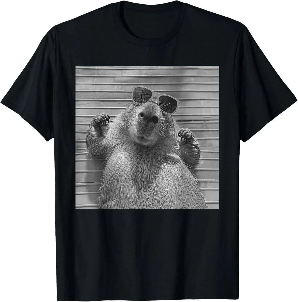 Funny Capybara Gifts Cool Capybara Selfie Design T-Shirt