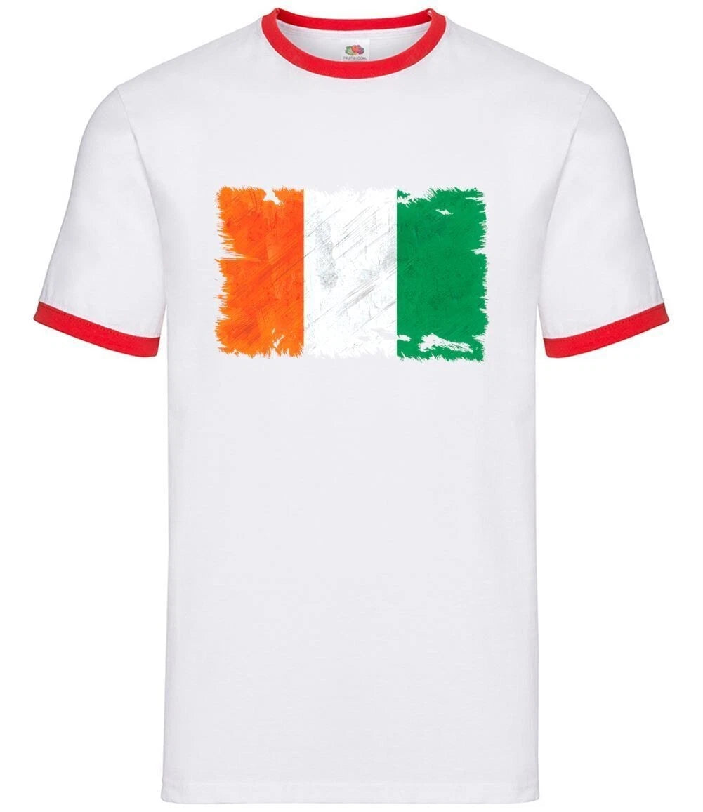 Ivory Coast Grunge Flag Style - Men's Ringtone - Yamoussoukro Love City