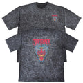 Coherence Unisex Mens Carbon Grey 240gsm French Terry Acid Wash T-Shirt