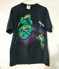 Wild Gear Frog Vintage Graphic Tee Mens Size L