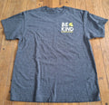 Be Kind Everyone You Meet Battle Quote T-Shirt Mens XL Gray Graphic Tee