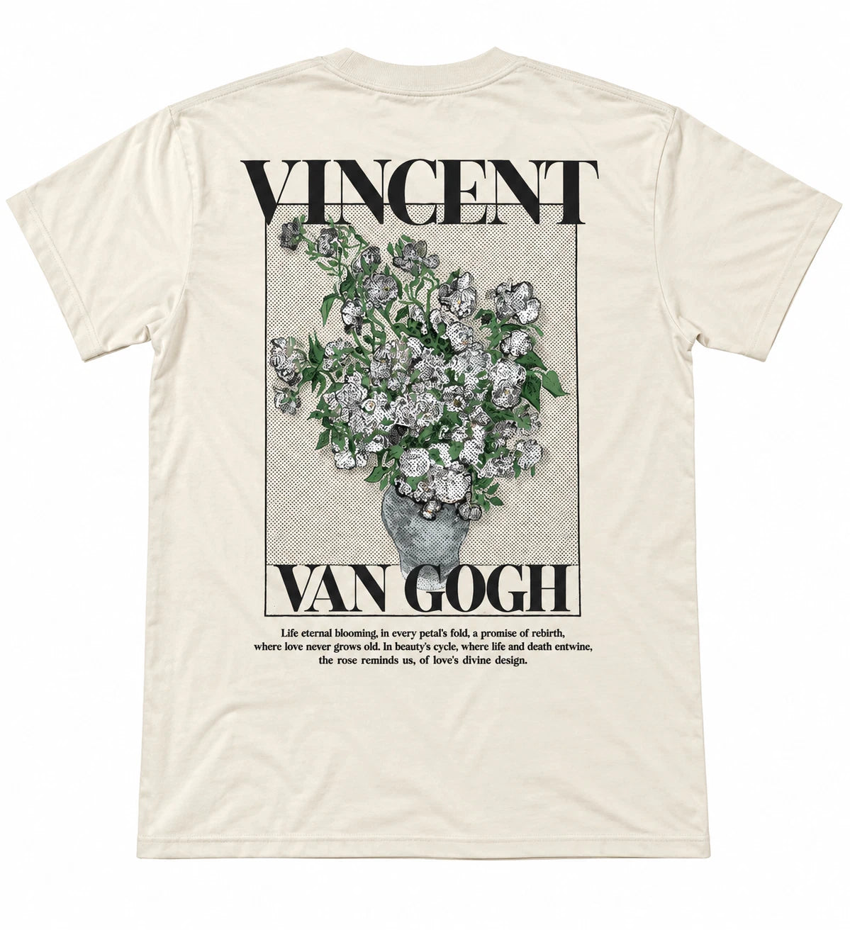 VINCENT VAN GOGH LIFE ETERNAL BLOOMING GRAPHIC T SHIRT Image 1 of 4