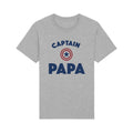 Captain Papa Enkr Men's Short Sleeve Grey Colour T-Shirt