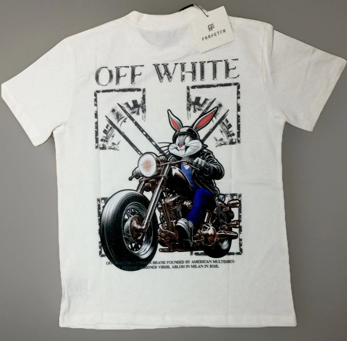 OFF WHITE T-Shirt Classic Beautiful Thick Quality,NWT (XL) Extra Large