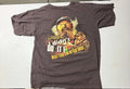 DUCK DYNASTY UNCLE SI DARK BROWN T-SHIRT LARGE "I DIDN'T DO IT" BACK