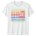 Dada Daddy Dad Bruh Mens T-Shirt Trendy Dad Fatherhood Fathers Day Gift For Him