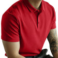 Men's Short Sleeve Button Up Shirt with Lapel Collar Polyester Spandex Mix