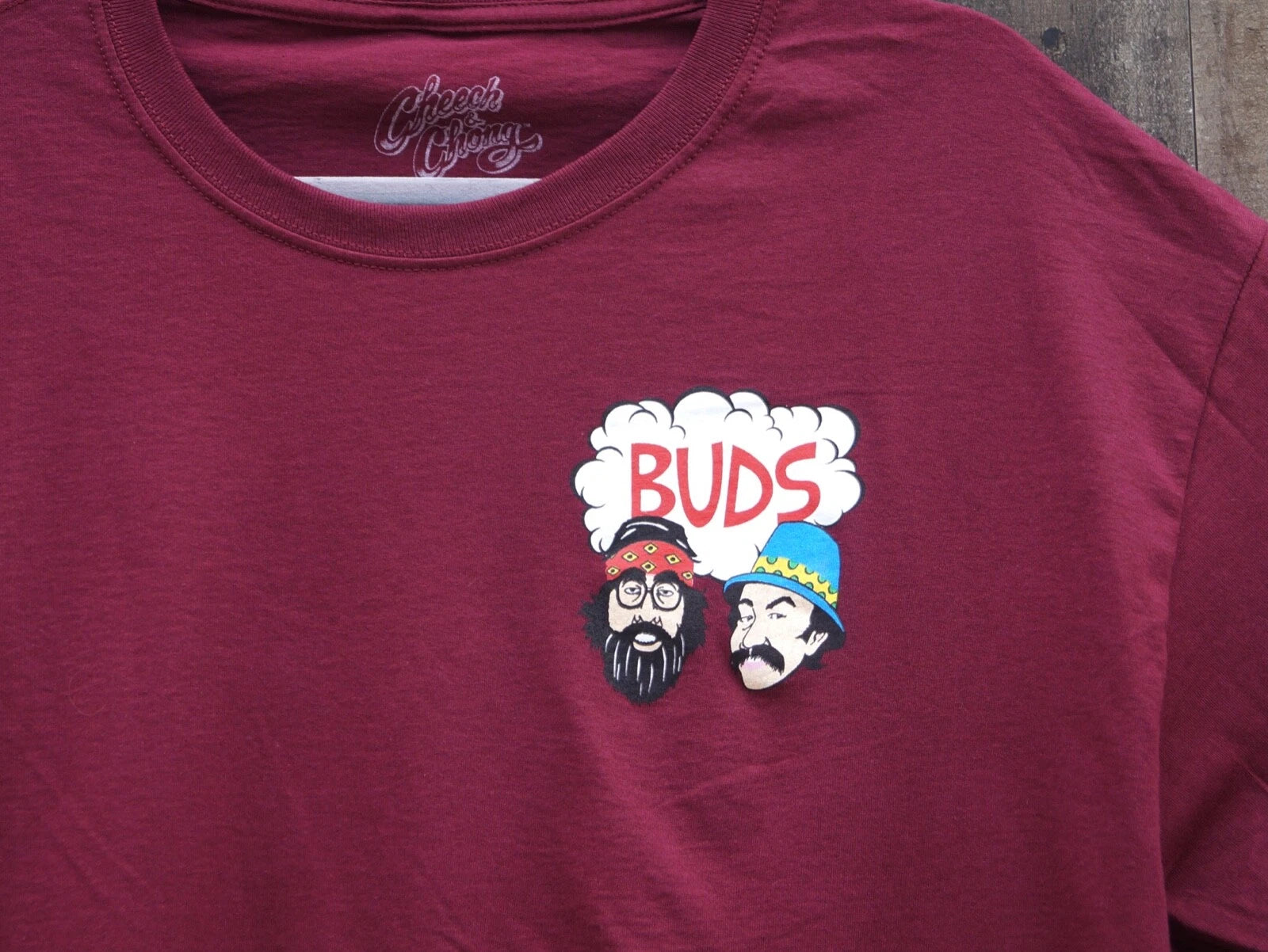 New Cheech & Chong Wine Mens Licensed Classic Cotton S/S T Shirt NBR-144