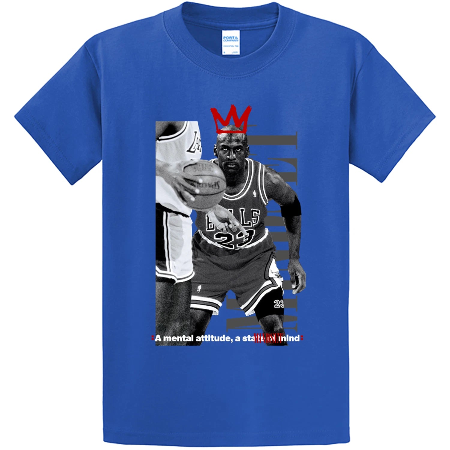 NEW STREETWEAR ON DEMAND 23 MJ MINDSET VOL 2 ROYAL BLUE TEE SHIRT S-4XL MADE USA