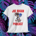 Joe Rogan Podcast with Sonic and Knuckles Unisex Heavy Cotton Tee, Funny Novelty