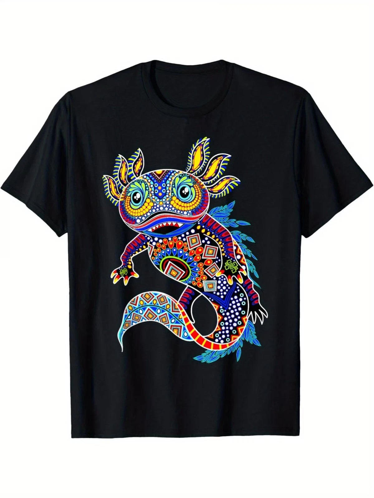 Axolotl Art Aztec Mexican Salamander Mexico Cinco De Mayo T-Shirt