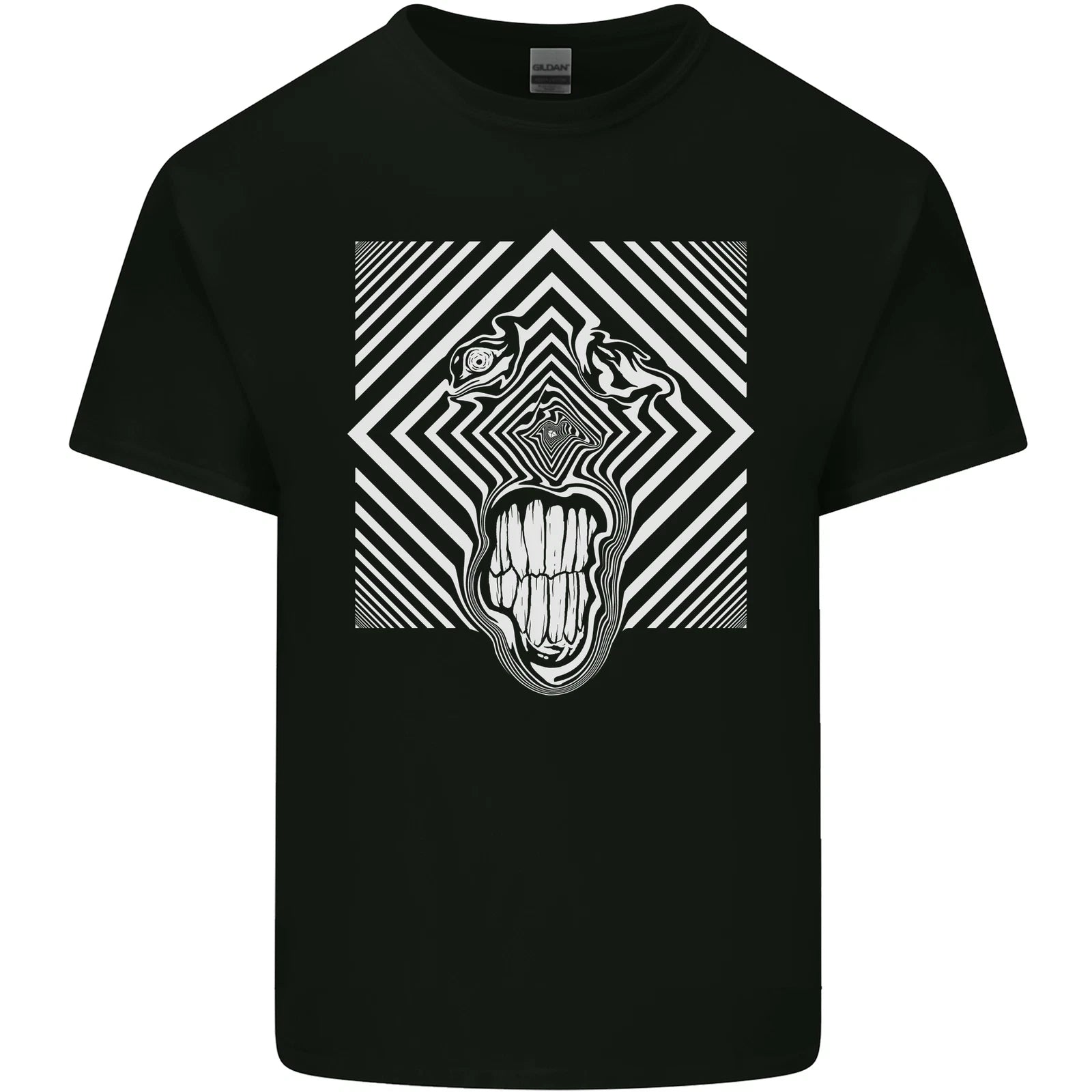 Zebra LSD Magic Mushrooms Hallucinogenic Mens Light Cotton T-Shirt