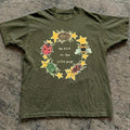 NWT Be Kind To The Little Guys Graphic T-Shirt Military Green Insect Tee