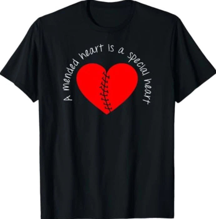 A Mended Heart is a Special Heart T-Shirt Heal Broken Heart T-Shirt