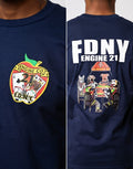 FDNY Engine 21 The Club Firefighter Graphic T Shirt