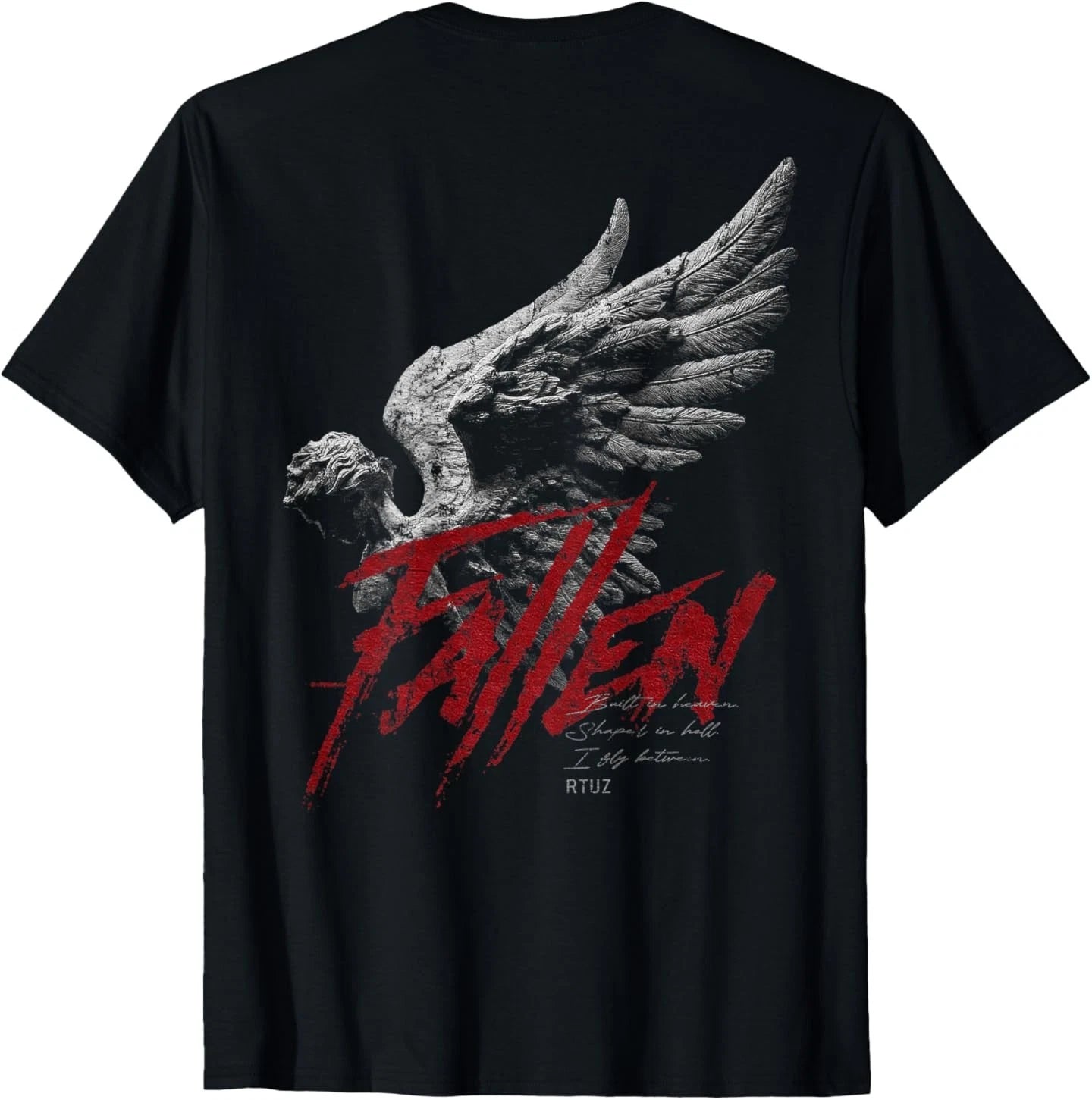 Back Print Y2K Aesthetic Streetwear Fashion Women Men Angel T-Shirt
