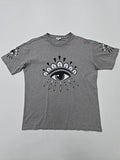 KENZO Boys Gray Graphic Print T-Shirt Size M Regular Crew Neck Cotton