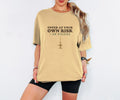 Book Lover Halloween Shirt - Enter at Your Own Risk I Am Reading Comfort Colors