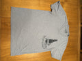 Mellow Mushroom Drink Local  V-neck T Shirt Gray Beer Bottle Graphic Tee Medium