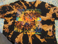 Be Kind To One Another Tie-Dyed T-Shirt - Black/Orange - XL