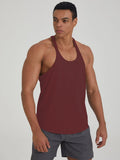 Men's Gym Stringer Muscle Bodybuilding Shirt Tank Top Singlet Fitness Sport Vest