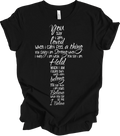 Christian Minimalist Plain Basic T-Shirt - Clean Religious Aesthetic Gift