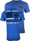 Howitzer Style Men's T-Shirt Defend The Line Military Grunt MFG