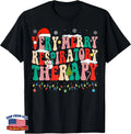 Very Merry Respiratory Therapy Christmas Respiratory RT T-Shirt Lung Care Gift