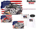 Ford F150 F 150 American Truck USA Flag DigiRods / Koolart Cartoon Car T Shirt