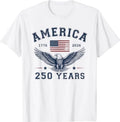 America USA 250th Anniversary Eagle 250 Years T-Shirt