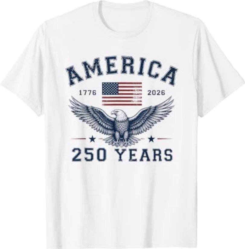 America USA 250th Anniversary Eagle 250 Years T-Shirt