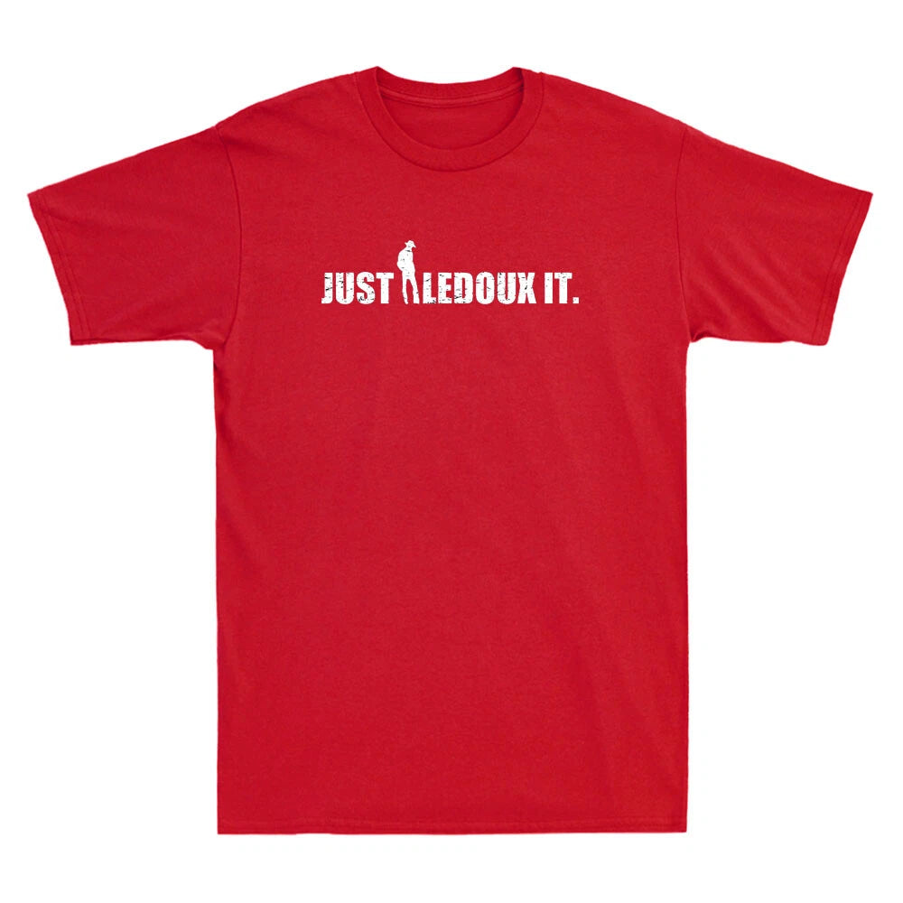 Just Ledoux It Cowboy Whiskey Wine Lover Gift Vintage Men's Short Sleeve T-Shirt