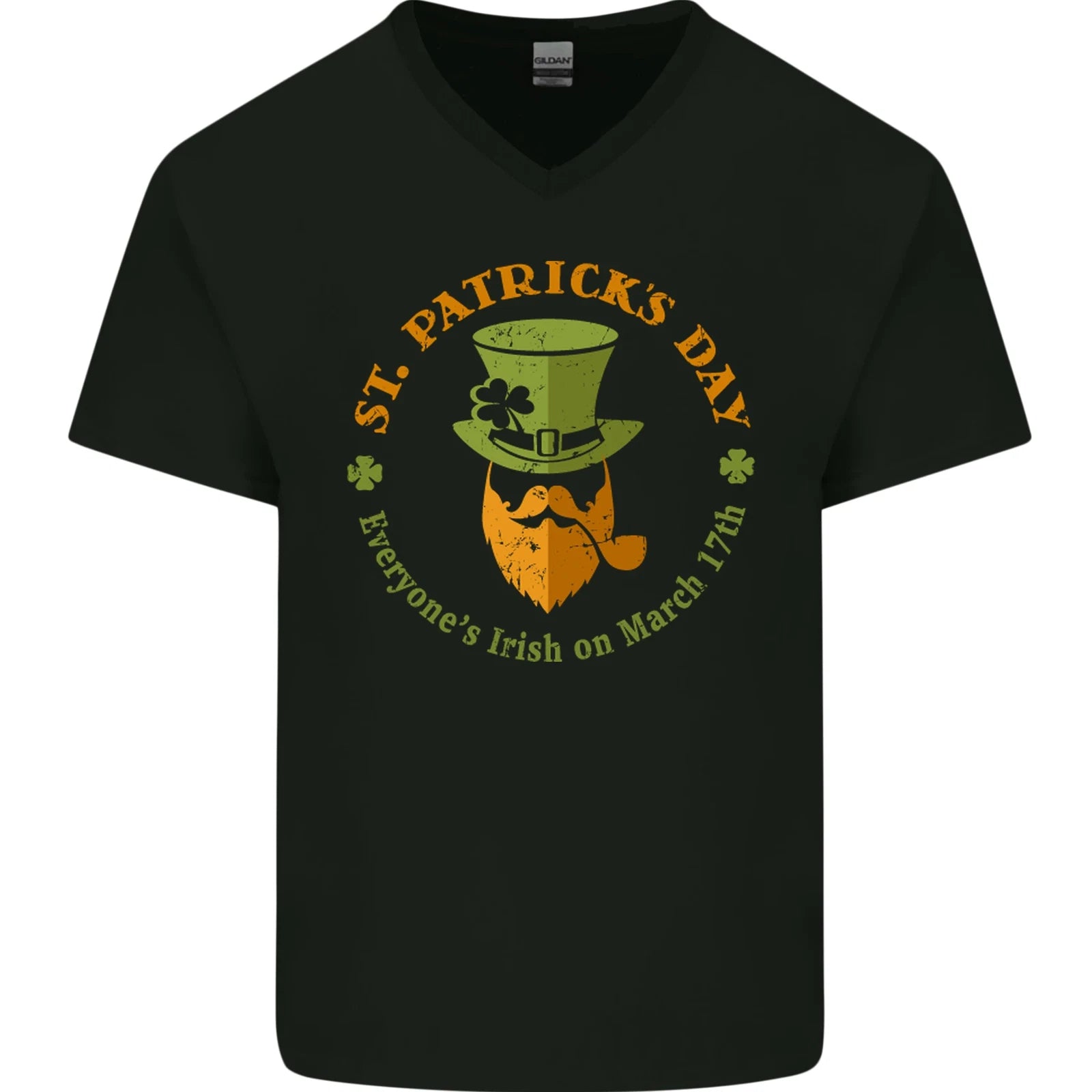 Everyones Irish on St Patricks Day Beer Mens V-Neck Cotton T-Shirt