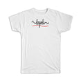 Gift T-Shirt : Angola Flag Colors Angolan Travel Expat Country Minimalist
