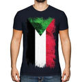 Sudan Grunge Flag T-Shirt As-Sudan Football Sudanese Jersey Gift