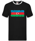 Azerbaïdjan Drapeau Grunge - Hommes Contraste - Azerbaijani Pays Baku Drapeaux