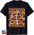 Groovy Pumpkin Patch Crew Fall Halloween T-Shirt H7