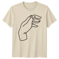 Minimalist Hand Line Art Design T-Shirt Line Art Art Birthday Gift