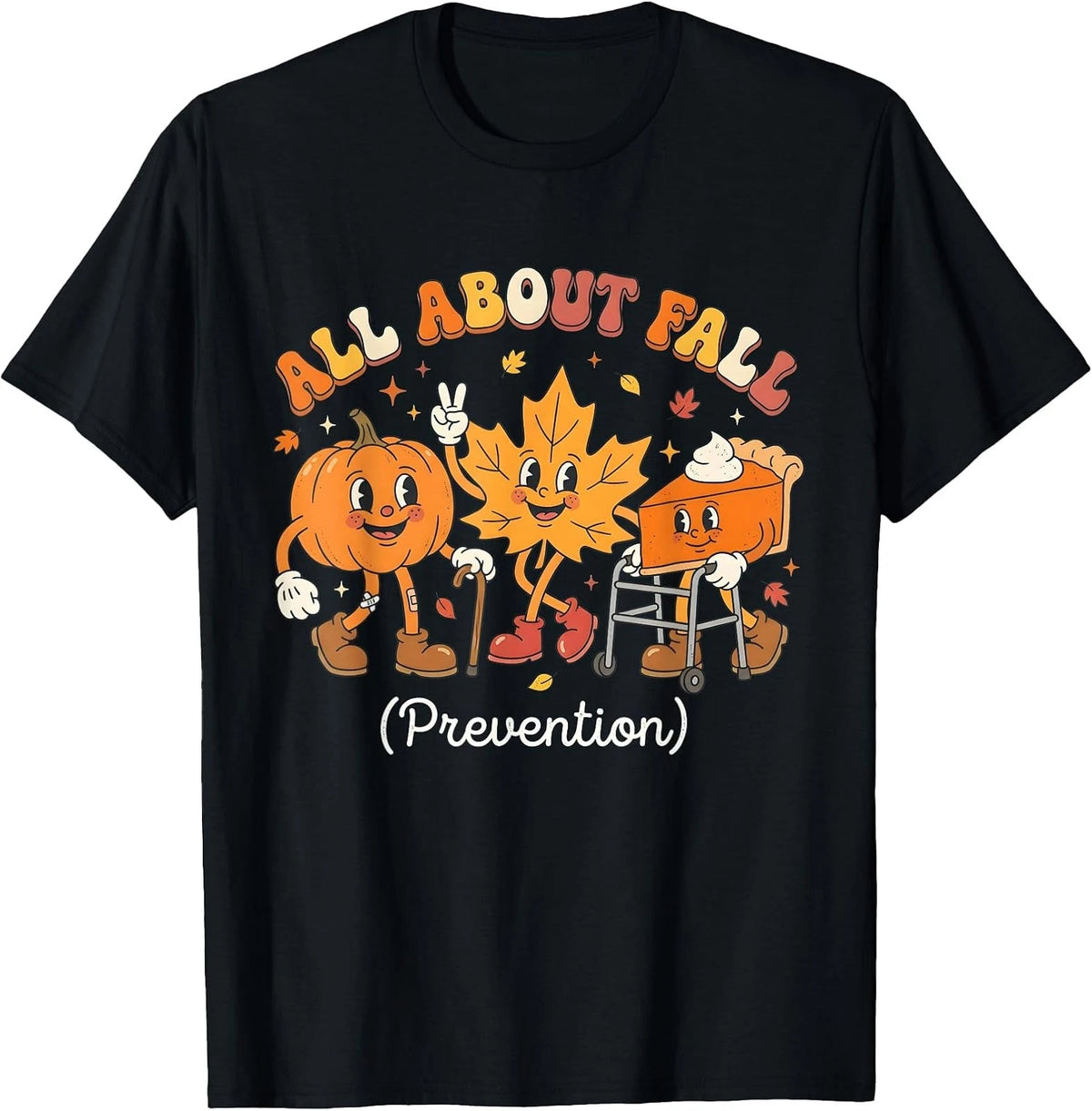 Nurse Fall Prevention Autumn Physical Therapy T-Shirt - Sponsored Ad