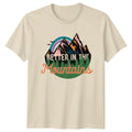 Life Is Better In The Mountains Vintage Retro Graphic T-Shirt