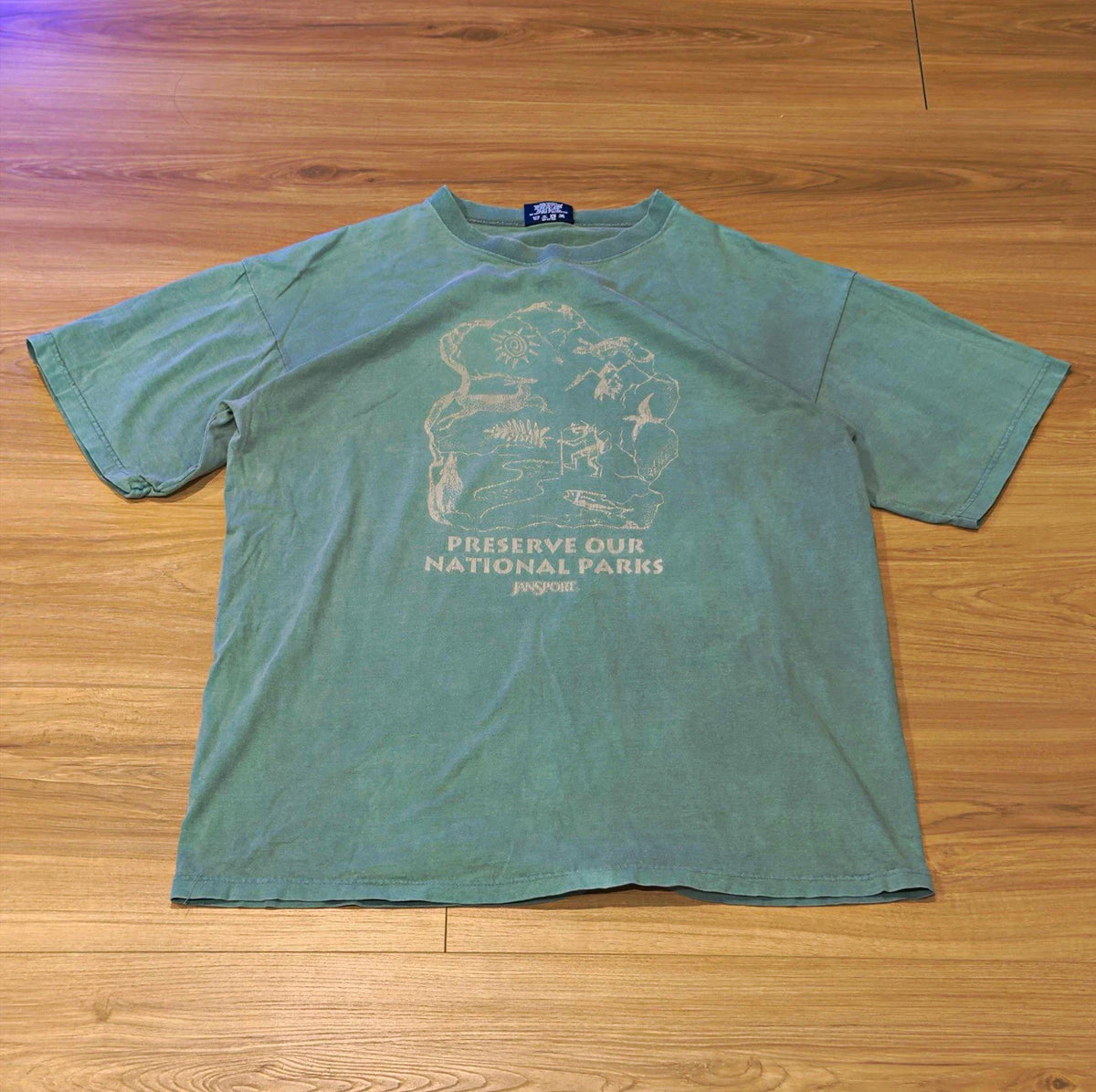 VTG 90s JanSport "Preserve Our National Parks" Tee – Made in USA Image 1 of 4