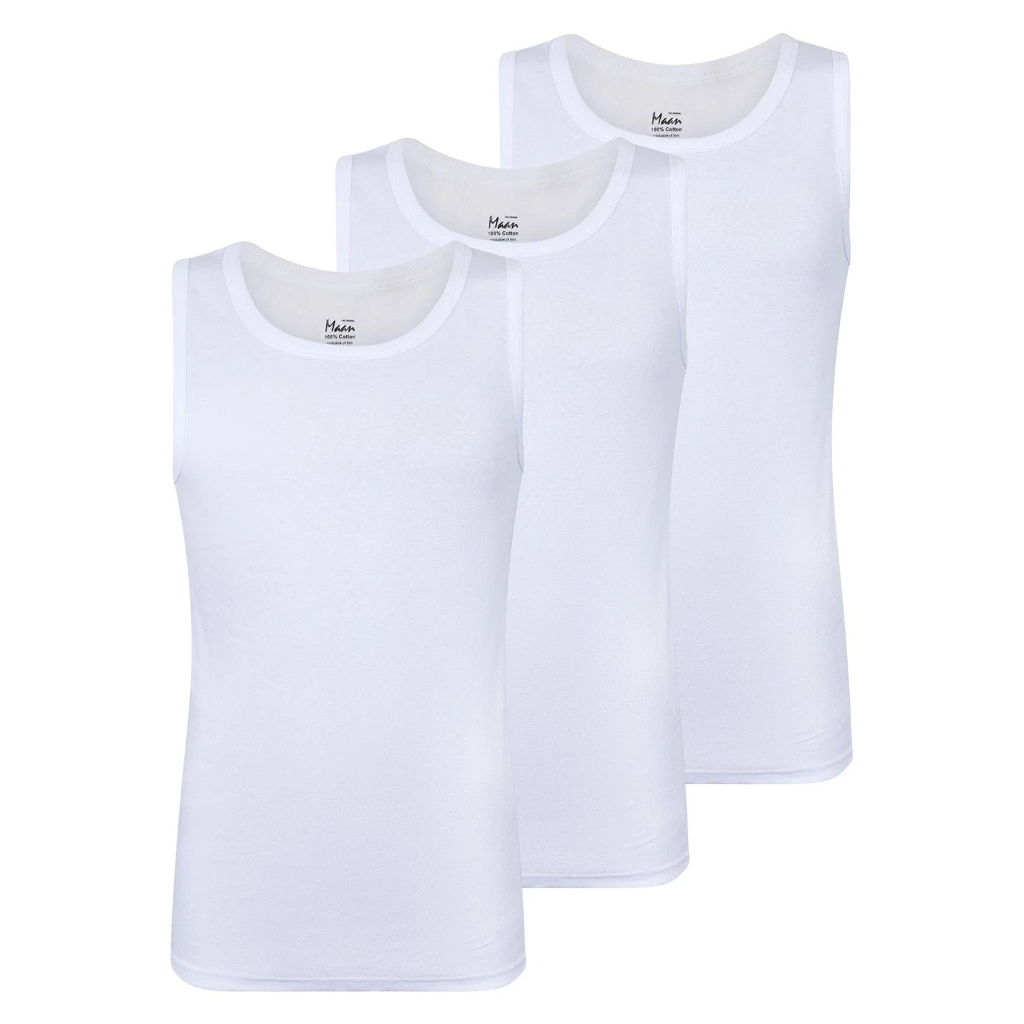 Buyless Fashion Mens Tagless Undershirts Soft Cotton Crew Neck and V-Neck (3 Pac