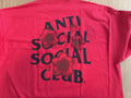 Anti Social Social Club Roses Red T Shirt XXL Floral Logo ASSC NWT Made USA Image 1 of 4