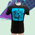 My Hero Academia Men's Black and Blue T-Shirt