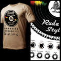 Reggae T-Shirt Jah Rastafari Jamaican Retro Dub Music Selector Hail Selassie I